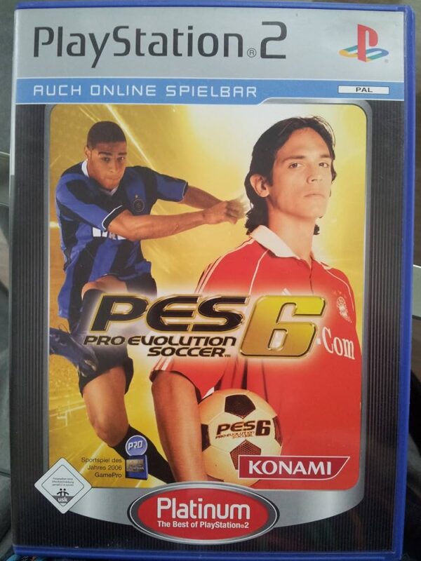 91ROk1RyhKL._AC_UF894,1000_QL80_ Pro Evolution Soccer 6 - PlayStation 2 (használt)
