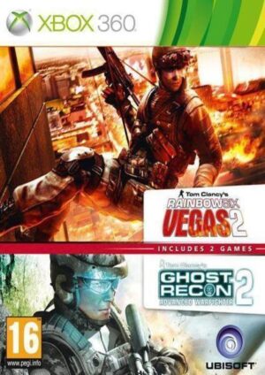Tom Clancy's Double Pack (Rainbow Six Vegas 2 + GRAW 2) - Xbox 360 (használt)