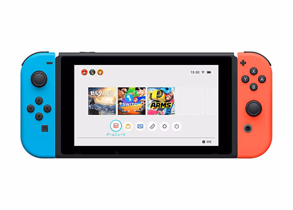 5806144 Nintendo Switch konzol csomag piros/kék – Ajándék játékkal (használt)