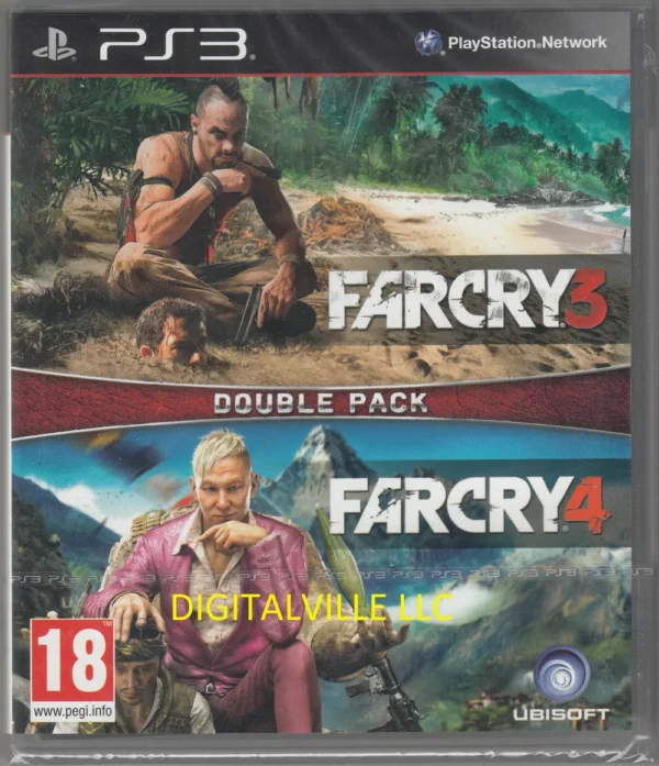 Far Cry 3 & Far Cry 4 (Double Pack) PS3 - (Bontatlan)