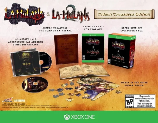 LA-MULANA 1 & 2: Hidden Treasures Edition Xbox One játék - (Bontatlan)