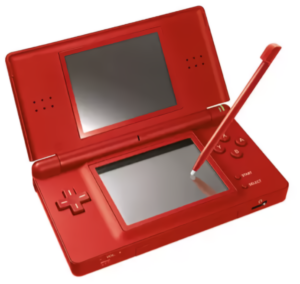 s-l1200 (2) Nintendo DS Lite Sparkling Red – Csillogó metálvörös alapgép (használt)