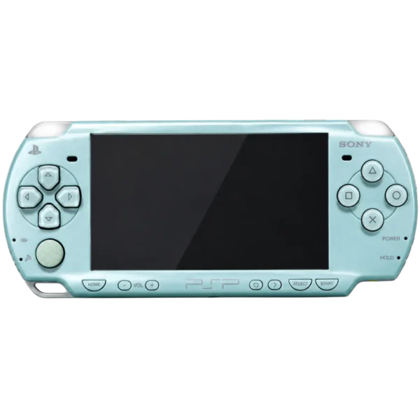 Sony-Psp-Felicia-Blue-Pre-owned Sony PlayStation Portable (PSP) 2000 Felicia Blue – pasztellkék slim alapgép (használt)