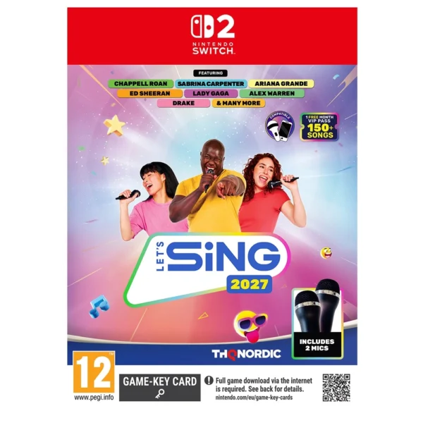 Let's Sing 2027 - Double Mic Bundle Nintendo Switch 2 játék - (Bontatlan)