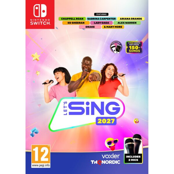 75314369_o Let's Sing 2027 - Double Mic Bundle Nintendo Switch játék - (Bontatlan)