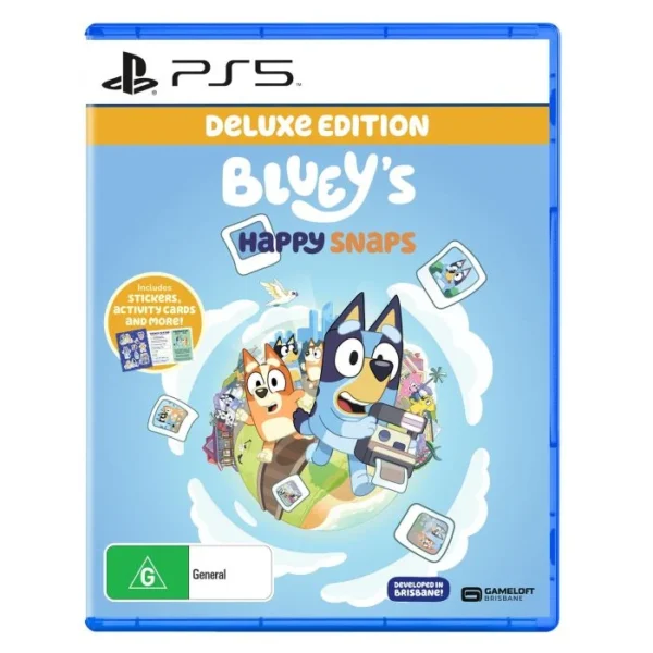 bmc_26140_deluxe_ps5_front_anz Bluey's Happy Snaps - Deluxe Edition PlayStation PS5 játék - (Bontatlan)