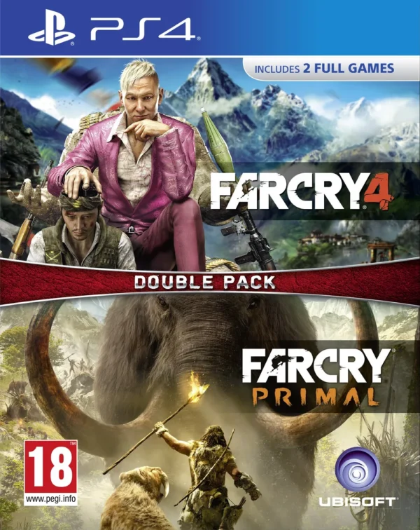 Far Cry Primal and Far Cry 4 (Double Pack) PS4 - (Bontatlan)