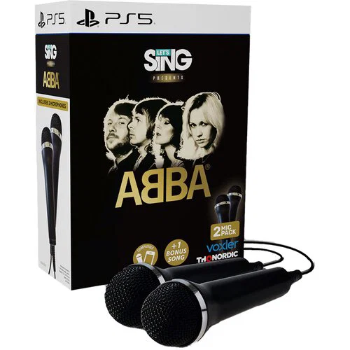 Let's Sing ABBA - Double Mic Bundle PlayStation PS5 játék - (Bontatlan)