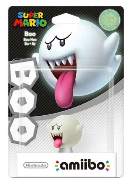Nintendo Amiibo Character - Boo (Super Mario Collection) vílágító - (Bontatlan)