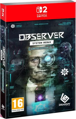Observer: System Redux - Limited Edition Nintendo Switch 2 játék - (Bontatlan)