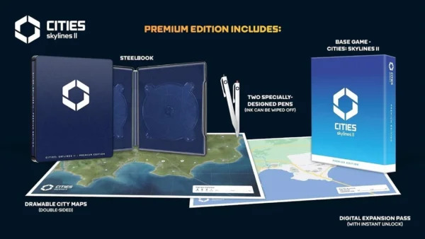 Cities Skylines 2 - Premium Edition PlayStation PS5 játék - (Bontatlan)